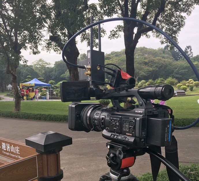 腾讯18周年庆典现场拍摄用到的无线图传