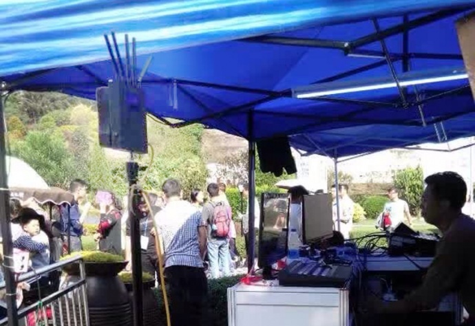 腾讯18周年庆典现场拍摄用到的无线图传