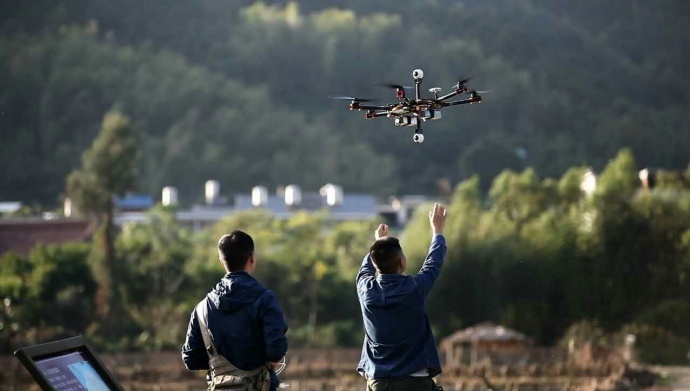 斯凯威发布中国首款专门为VR全景航拍设计的无人机