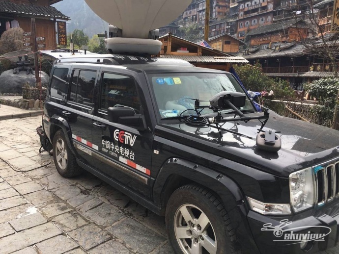 斯凯威团队助力2017除夕夜央视新闻联播航拍直播