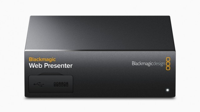 Blackmagic Design发布新品Blackmagic Web Presenter