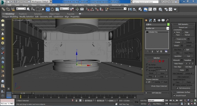 虚拟演播室3DMAX场景制作步骤