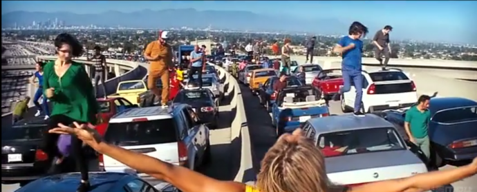 爱乐之城La La Land---开篇歌舞前期拍摄与后期的结合