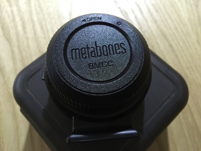出几乎全新 metabones Nikon G to BMCC Speed Booster 转接环