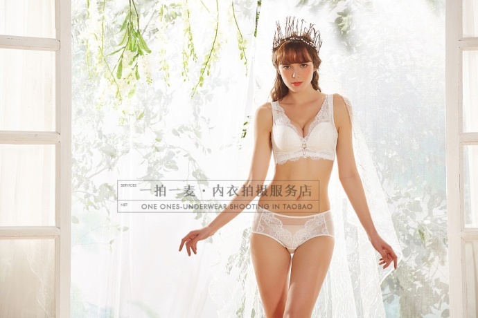 一拍一麦内衣拍摄 客片—《花中美人》