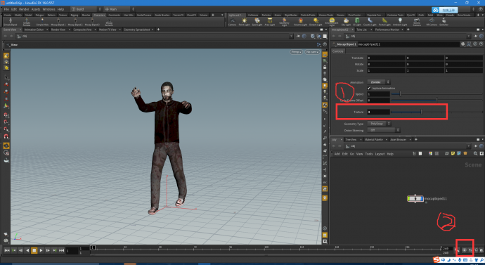【特效】Houdini 16【创意云】5分钟学会制作丧尸群集动画(一)