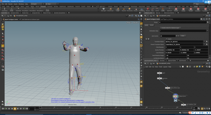 【特效】Houdini 16【创意云】5分钟学会制作丧尸群集动画(一)