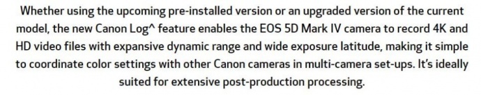 佳能5D4确实要升级C-LOG了