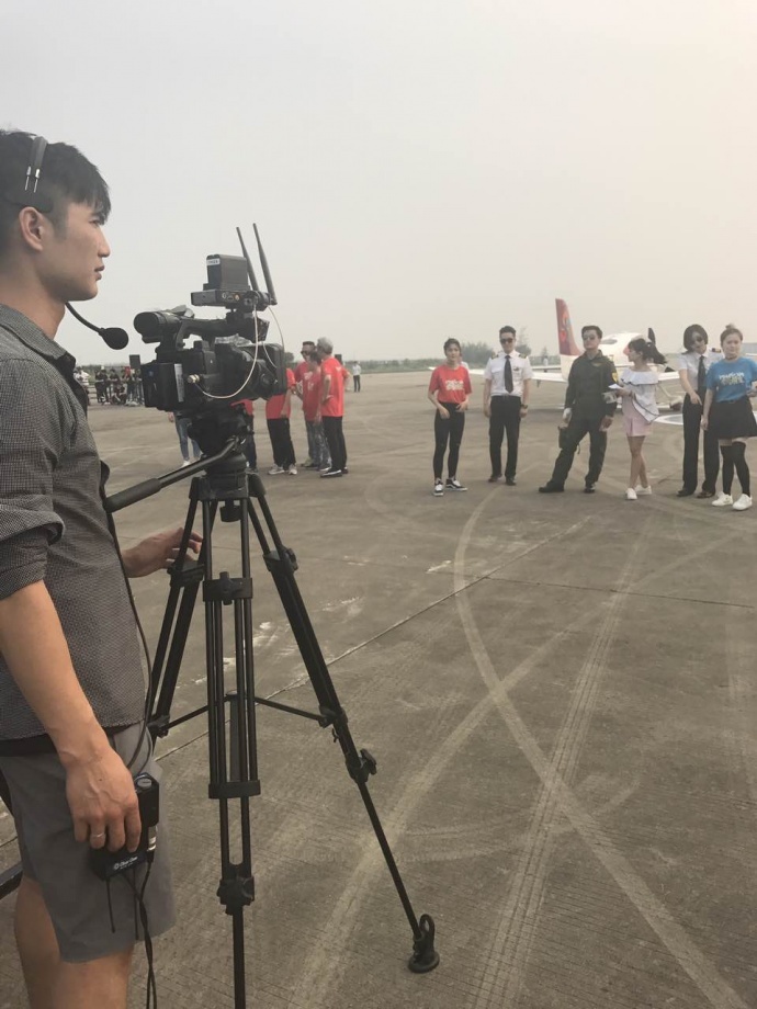 十机位高清无线图传助力腾讯微信手游《全民飞机大战》线下实战，线上直播