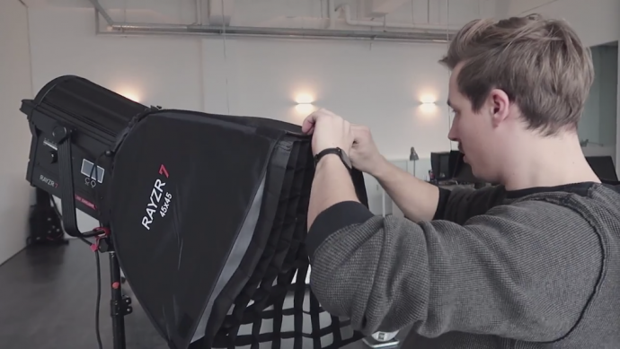 HMI的亮度！Rayzr雷蛇R7 LED德国影视达人开箱测评