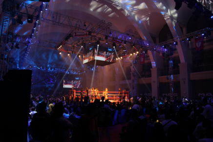 【晓歌文化案例】广州活动策划之国际格斗赛事MAS大型公测暨广东精武会企业战略发布会