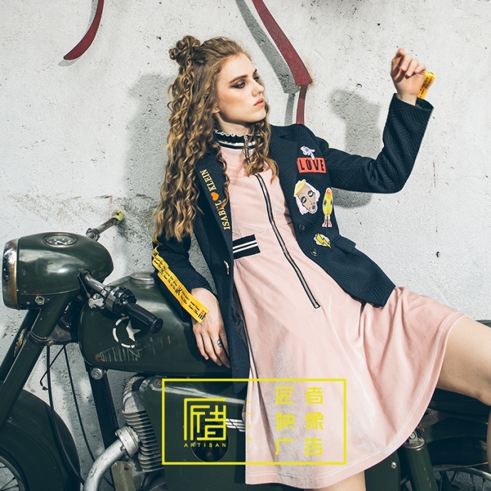 广州淘宝网拍外模摄影服务——匠者映像工业风女装拍摄