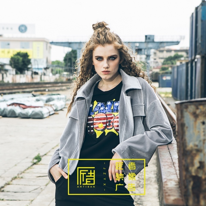 广州淘宝网拍外模摄影服务——匠者映像工业风女装拍摄