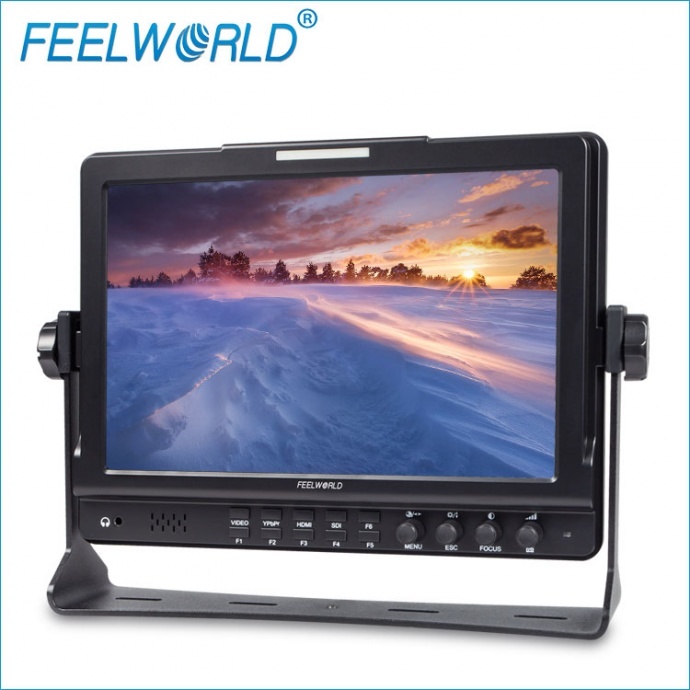 Feelworld 富威德监视器 FW1018S 新款10寸IPS全视角1280*800全高清 3G-SDI 高清摄影监视器 厂家直销