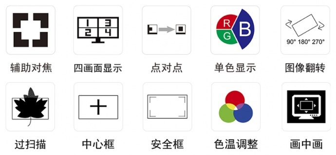 视瑞特28寸 超高清分辨率3840x2160箱载式 4K导演监视器 4画面分割显示 4K280-9HSD-CO