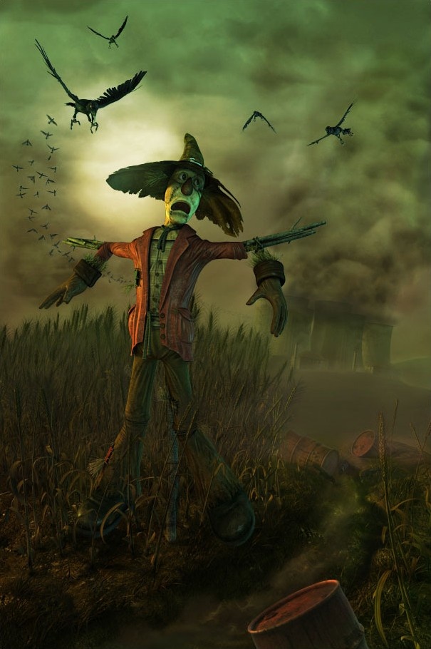 Maya制作稻草人——【建模】