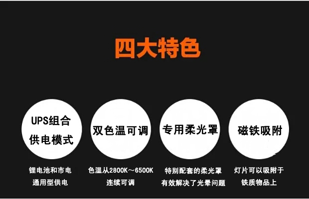 新品，专业影视柔片灯，摄影灯，补光灯，可弯曲，可折叠飞亚视