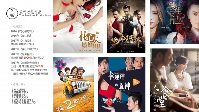 上海冬樾影业公司简介