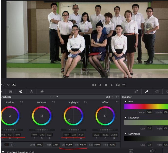 color wheels log之后