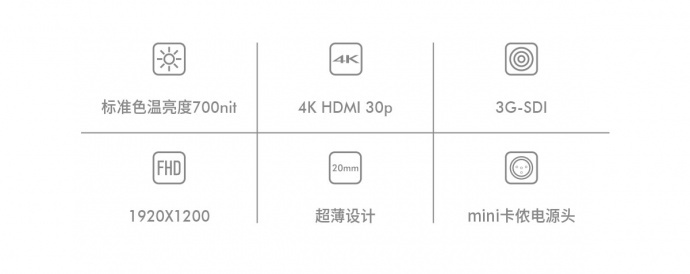 深圳市艾肯电子科技——HS7 高亮监视器