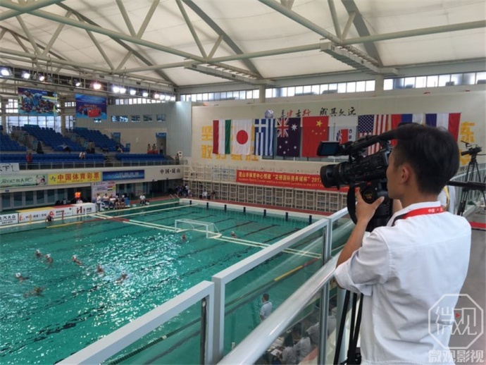 2017国际女子水球邀请赛多机位拍摄现场