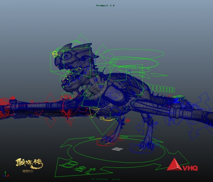VHQ：​《鲛珠传》模型动画解析—蝠龙