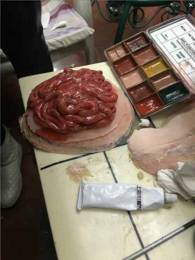 影视特效用的人体硅胶