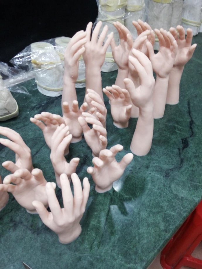 影视特效用的人体硅胶