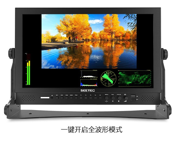 视瑞特P173-9DSW 17寸IPS屏全高清1920*1080 双路3G-SDI输入输出 带波形图矢量图直方图专业级摄影摄像导演监视器