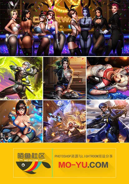 P站画师Liang xing唯美守望先锋画作视频教程