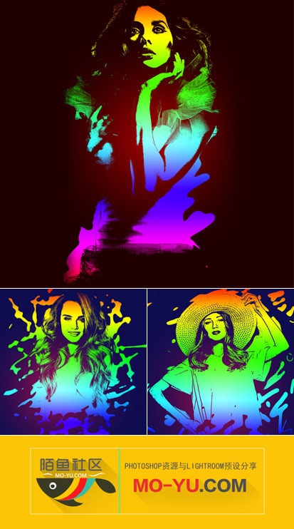 PS动作怎么把照片制作成沙画效果