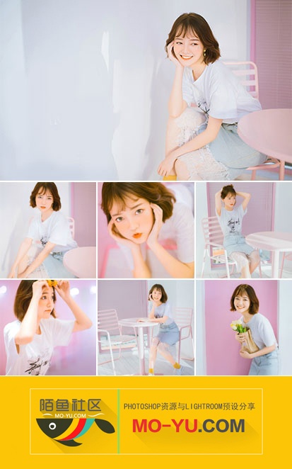 人像后期明亮通透照片Lightroom预设