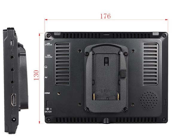 单反小监系列：富威德FW759 7寸1280*800带HDMI输入 高清摄影摄像监视器 5d2、3单反摄像机监视器