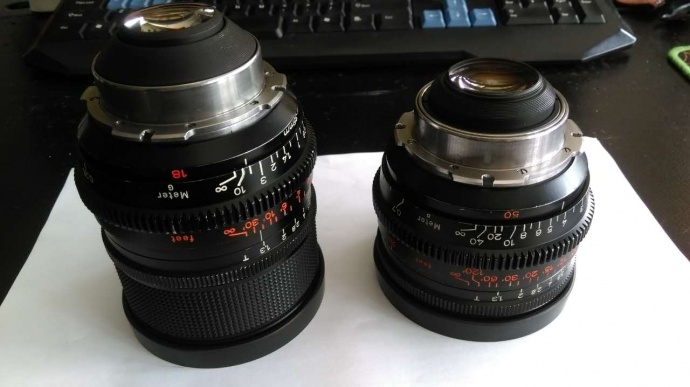 现货出售！蔡司ZEISS superspeed MK2，18mmT1.3，50mmT1.3定焦镜头！