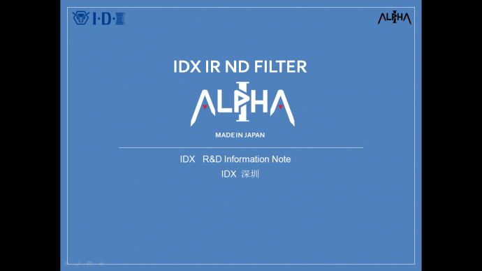 IDX出滤镜啦！ALPHA-I