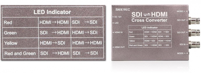 富威德、视瑞特高清转换器HDMI转SDI、SDI转HDMI、HDMI/SDI双向互转 铝合金外壳 双供电系统 SCH