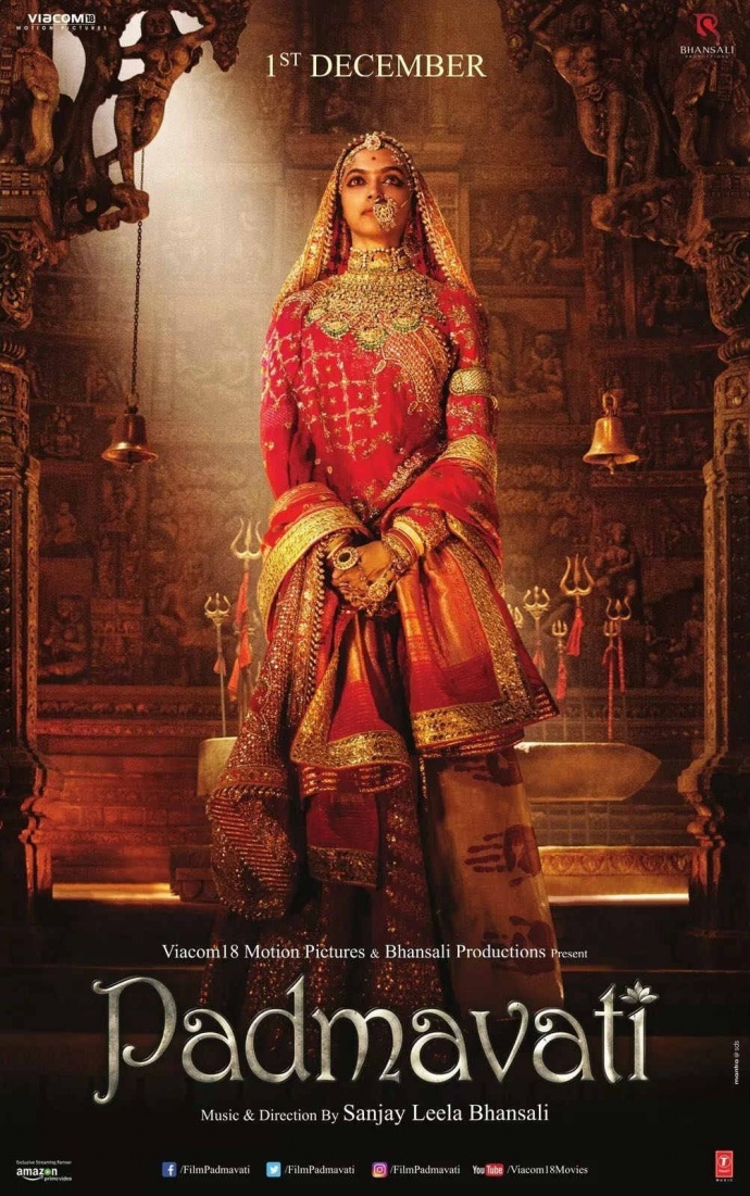 印度史诗级烧钱电影《帕德瓦玛蒂王后》发布首支官方预告，号称女版《巴霍巴利王》