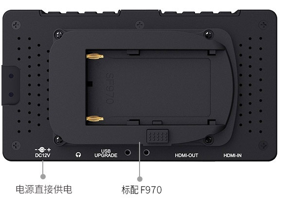 富威德F570　5.7寸铝壳设计4K摄影导演监视器 带HDMI输入输出寸 是配合手持稳定器拍摄的一款摄像监视器