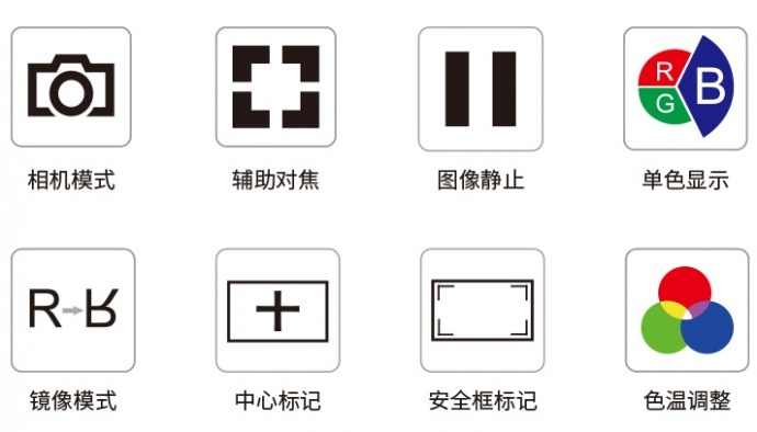 富威德F450 4.5寸4K摄影导演监视器 带HDMI输入输出 铝壳设计 应用于稳定器上的监视器 专为手持稳定器拍摄监看设计