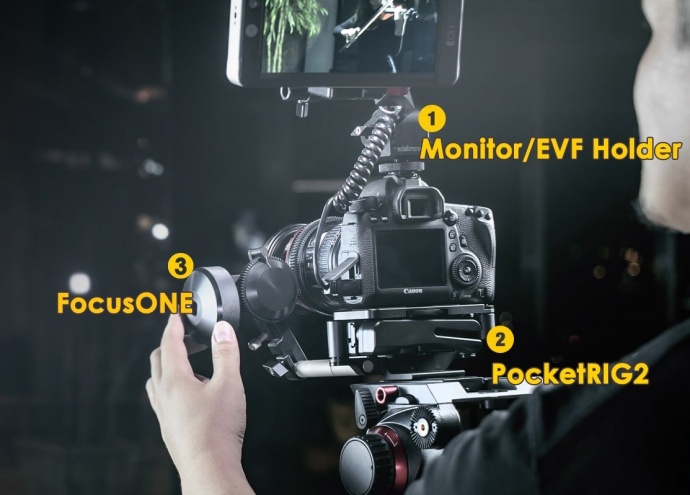 能放进口袋里的完美配件：Monitor/EVF Holder、PocketRIG2、FocusONE