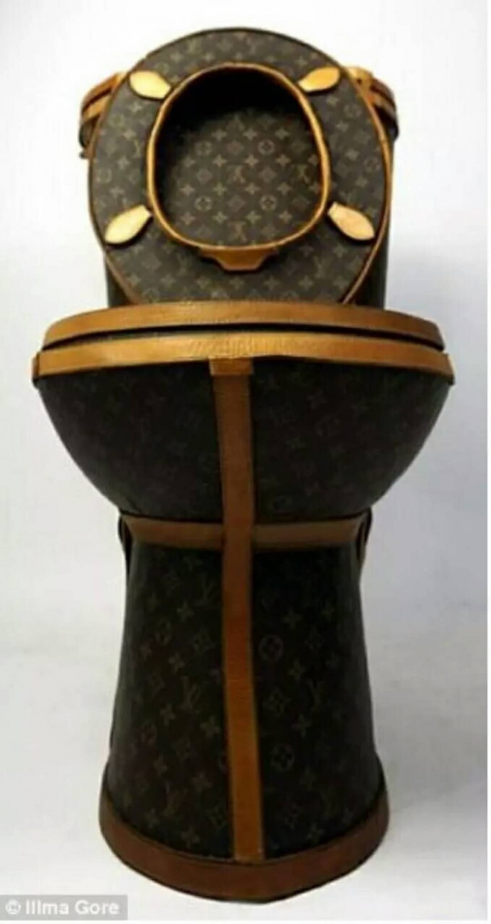 LV包包？只配做马桶！