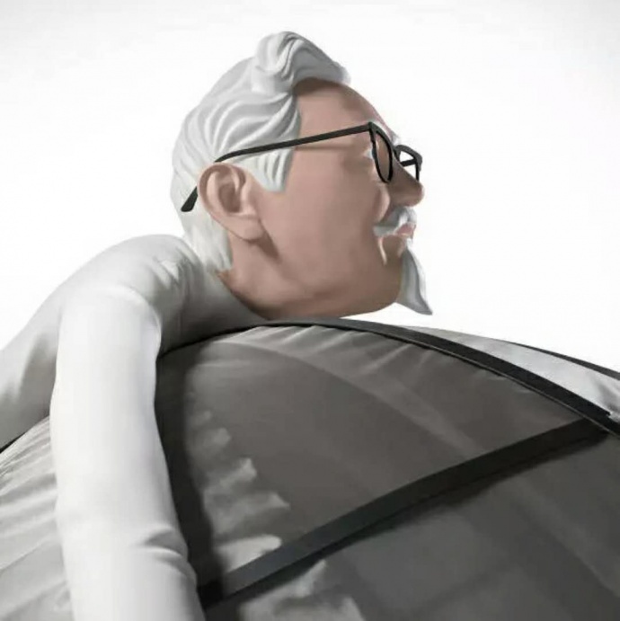 肯德基老爷爷帐篷