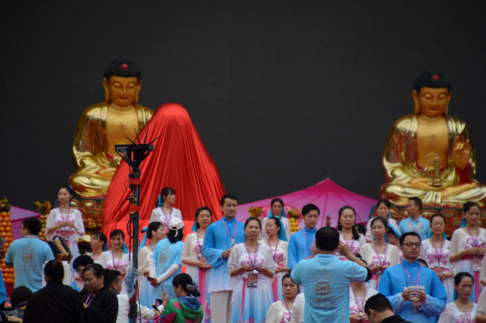 视晶无线“天演”图传系统助力万众普佛供灯祈福大典