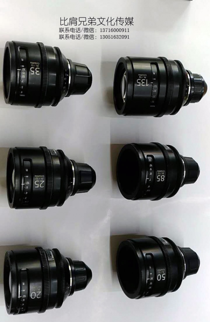 比肩兄弟年底大清仓：低价出二手SONY PK6 定焦电影镜头一套