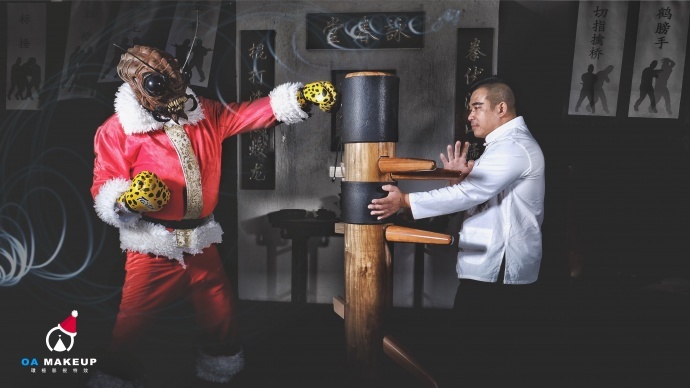 第一次在地球过圣诞，感觉还不错！