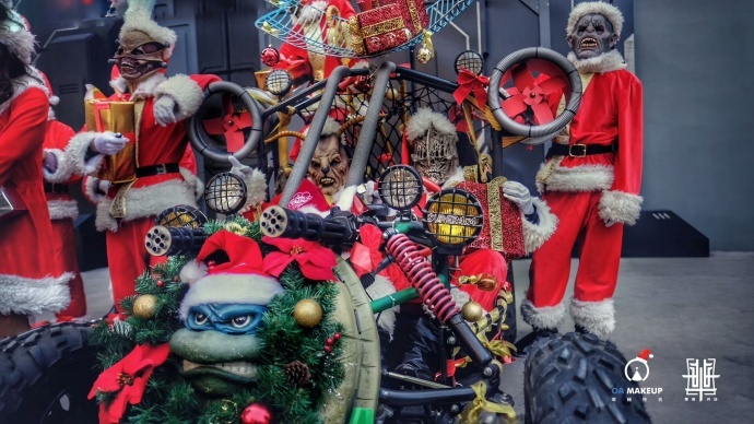 第一次在地球过圣诞，感觉还不错！