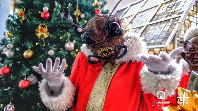 第一次在地球过圣诞，感觉还不错！