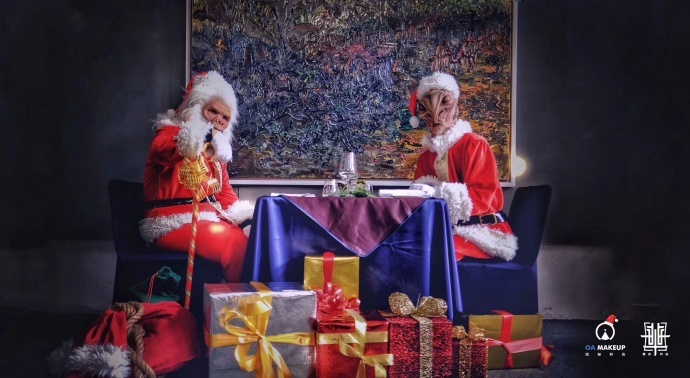 第一次在地球过圣诞，感觉还不错！