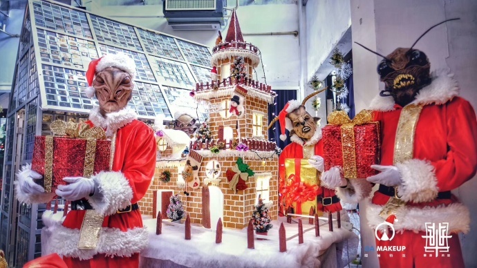 第一次在地球过圣诞，感觉还不错！