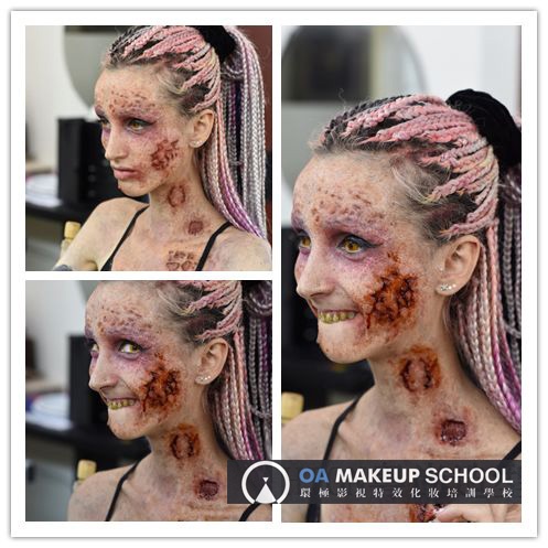 神奇特效化妆术，丧尸创作全过程，好莱坞大神
